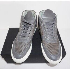 Filling Pieces Gray Mid Top ACP Woven Lace Up Leather Sneakers Men’s Size 8 (41)